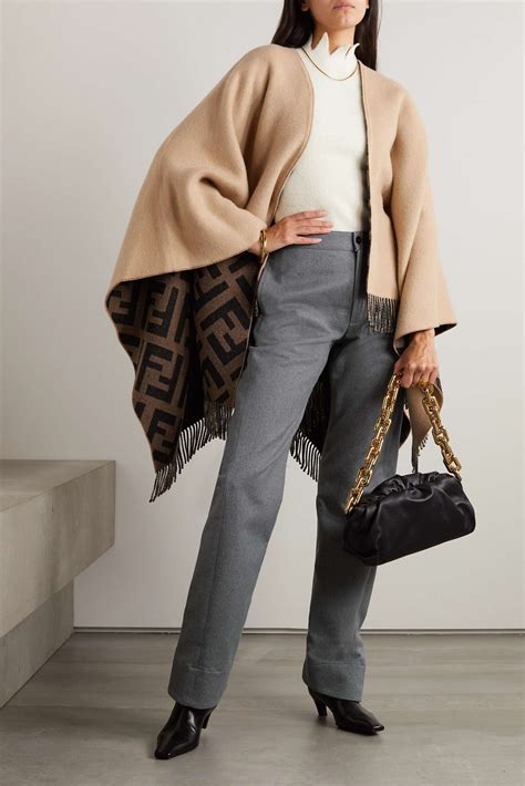 ciabatta fendi pon pon|Fendi Wool And Cashmere Blend Pon In Gray .